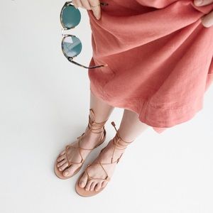 Madewell Shoes - tan boardwalk leather lace up gladiator sandals Madewell Shoes - tan boardwalk leather lace up gladiator sandals